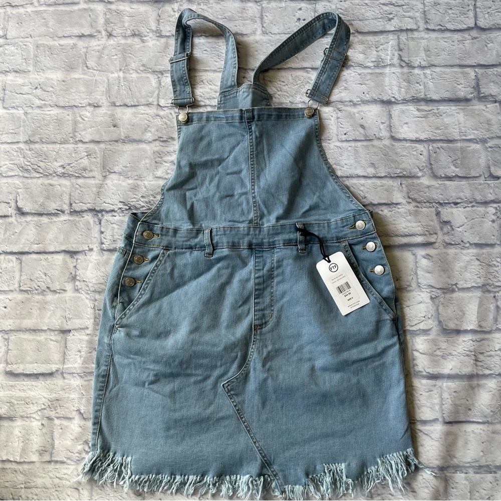 NEW Fashion to Figure Denim Overall Skirt